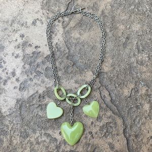 Anthropologie Heart Necklace